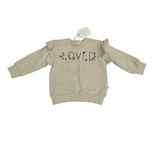 NWT (Please Read) Elegant Baby 6-9M Loved Sweatshirt
